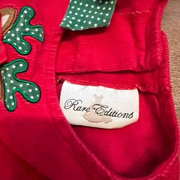 Rare Additions Christmas / Reindeer dress size 12 months - Picture 4 of 8
